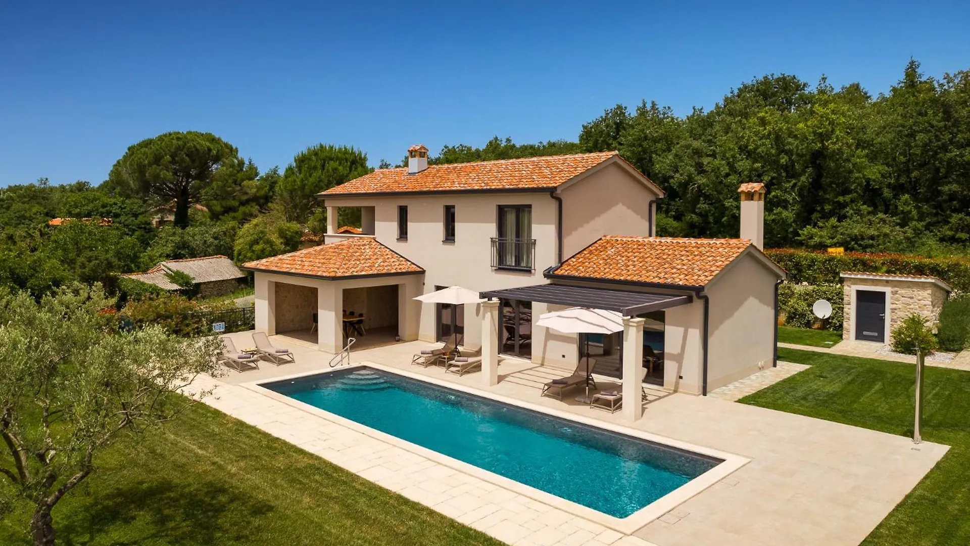 Beautiful Villa Frida With Pool In Vizinada Vranje Selo